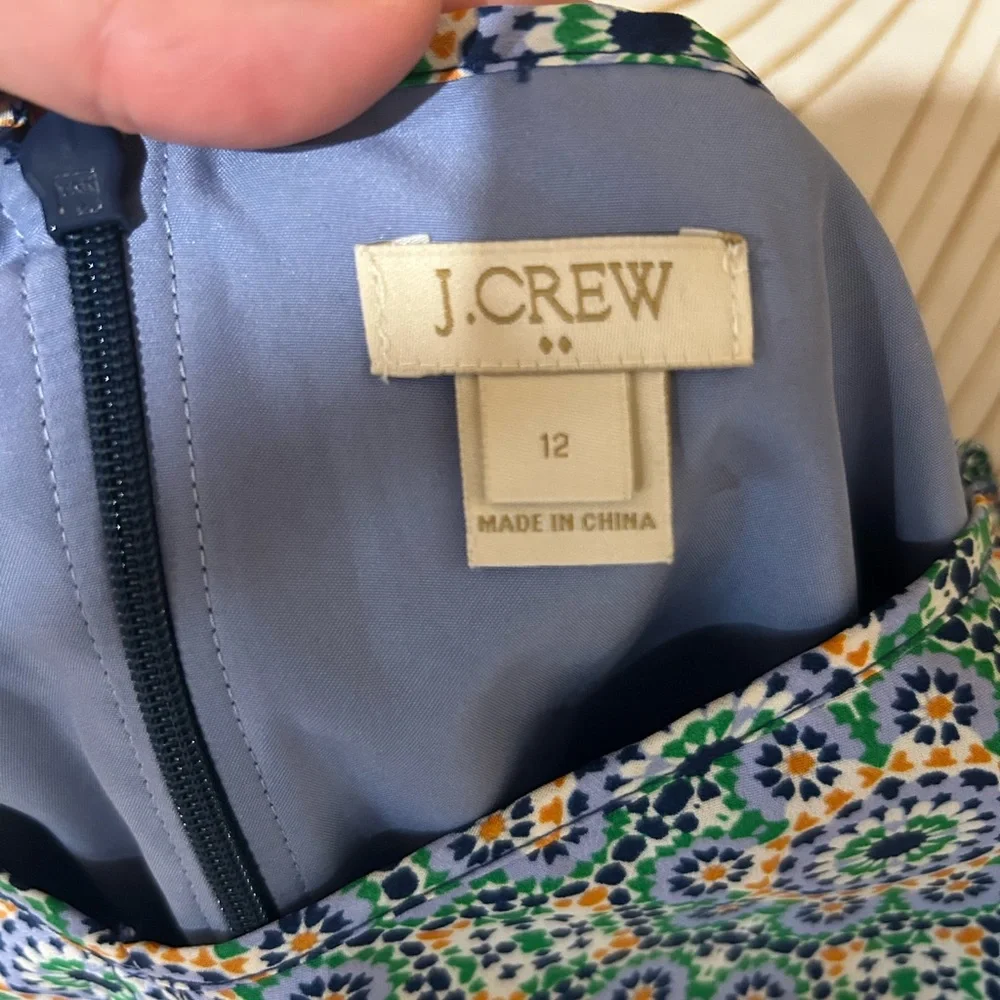 Jcrew Colorful Patterned Sleeveless Dress - Picture 6 of 8